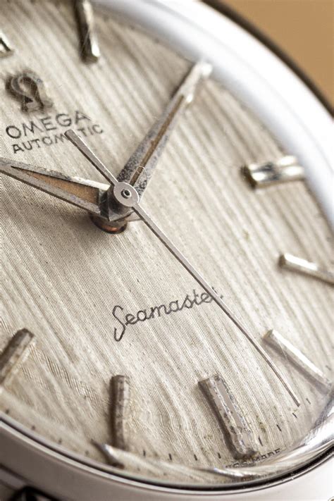 omega seamaster ref 14704 arabic numerals|Omega Seamaster dial variations.